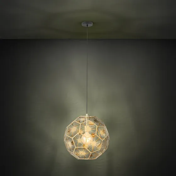 Stars of Light Skoura – Żyrandol mosiądz, Ø 50 cm, metal