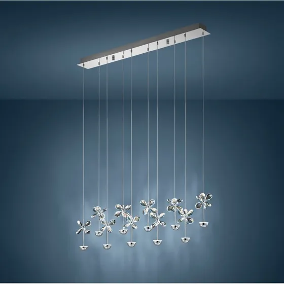 EGLO Stars of Light Pianopoli LED - Żyrandol chrom 87 cm