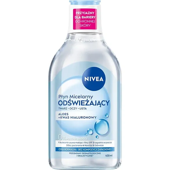 Nivea Odświeżający płyn micelarny do cery normalnej, 400ml