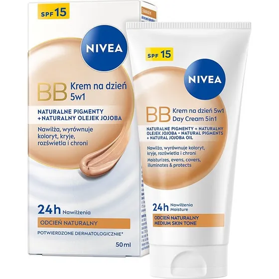 Nivea Krem BB 5w1 na dzień Jasny 50ml