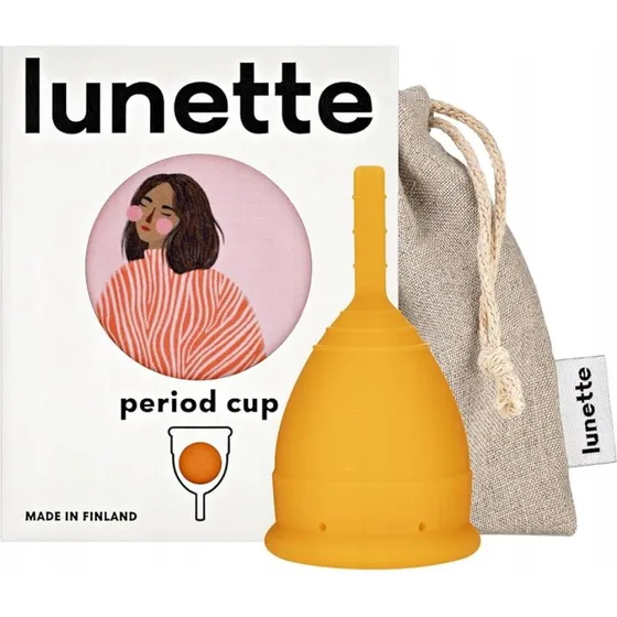 Lunette Period Cup kubeczek menstruacyjny, Pomarańczowy, rozmiar 2