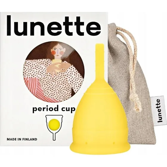 Lunette Period Cup kubeczek menstruacyjny, żółty, rozmiar 2