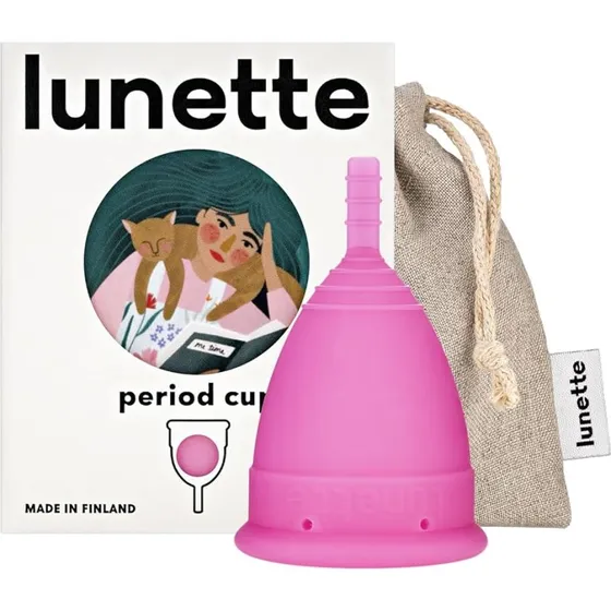 Lunette Period Cup kubeczek menstruacyjny Różowy rozmiar 2