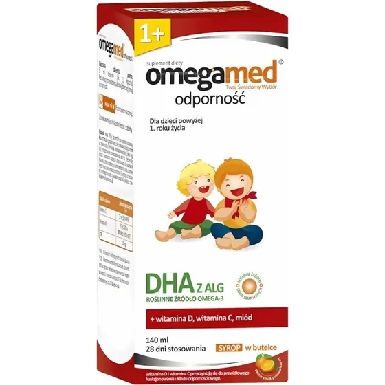 Omegamed 1+ Odporno syrop 140 ml