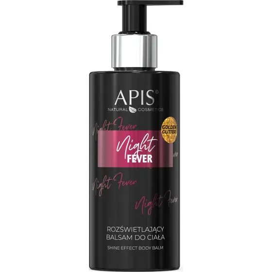 APIS Night Fever Rozświetlający balsam do ciała, 300 ml