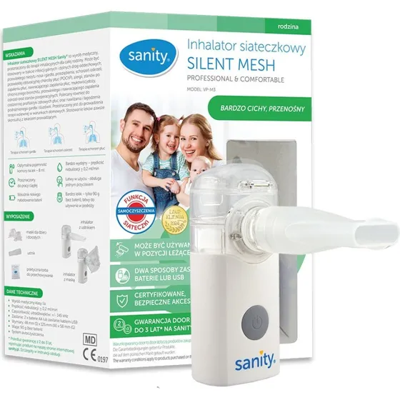 Sanity Silent Mesh VP-M3 – Inhalator siateczkowy