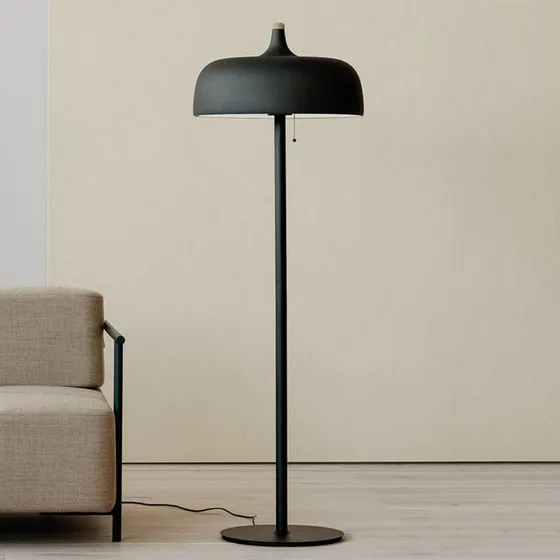 Northern Acorn Lampa Podłogowa Matt Black