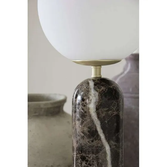 Globen Lighting Lampa stołowa Torrano Brown, brązowa
