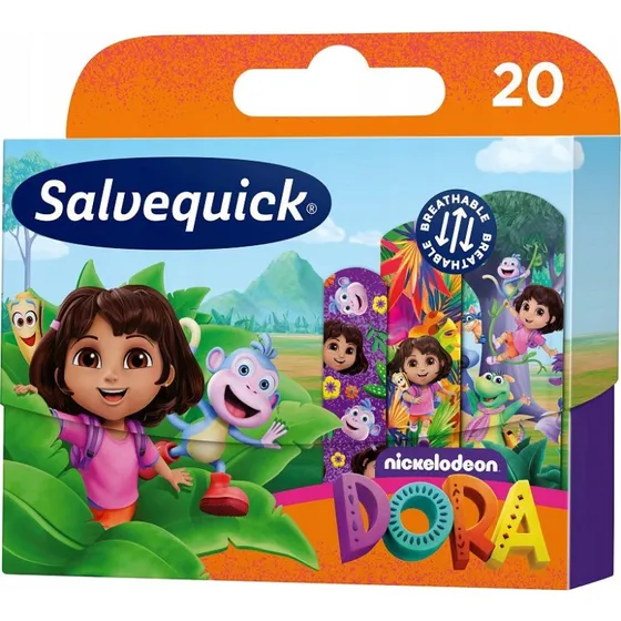 Salvequick Dora plastry dla dzieci, 20 sztuk