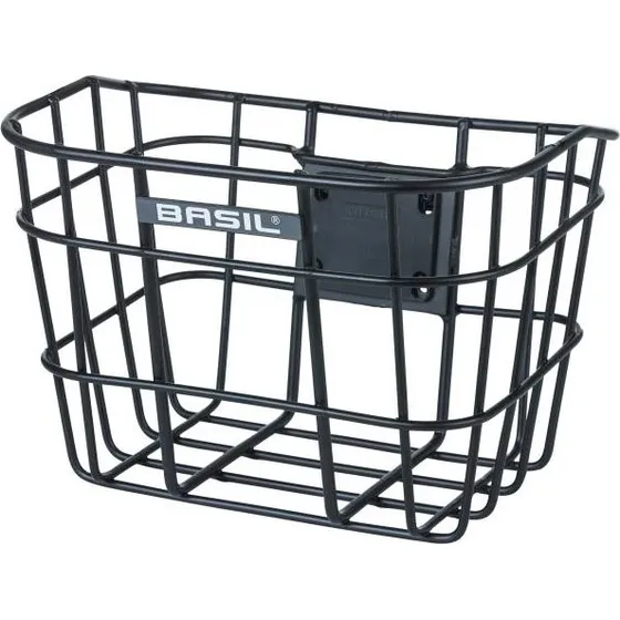 Basil Bremen koszyk przedni Alu FM – czarny