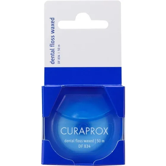 Curaprox DF 834 nić dentystyczna woskowa 50m