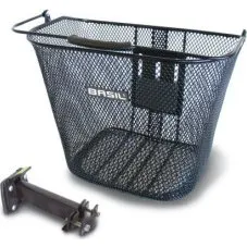 BASIL Bremen BE kosz na kierownicę stalowy czarny