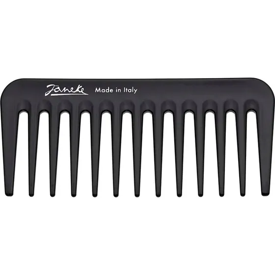 Janeke Mini SuperComb - mały grzebień do rozczesywania włosów, czarny