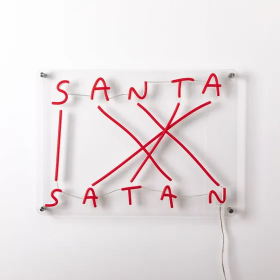 Seletti Santa-Satan LED Kinkiet Dekoracyjny, Czerwony