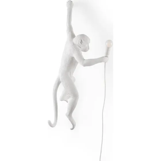 Seletti Monkey Lamp Biała - Kinkiet Dekoracyjny Design