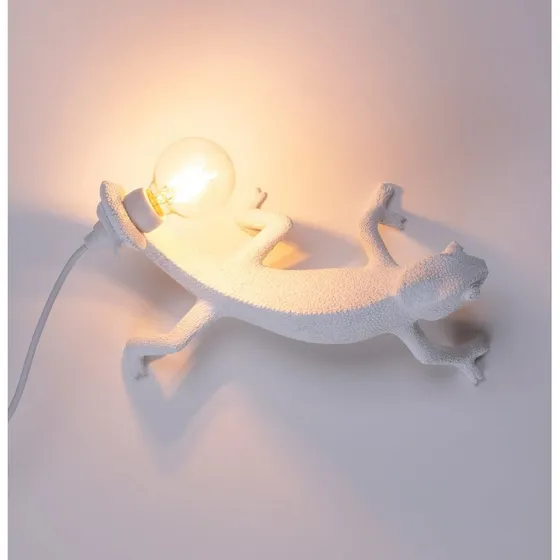 Seletti Chameleon Lamp Going Down - Lampa Ścienna Biała