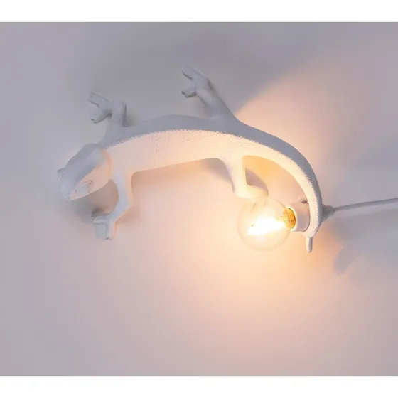 Seletti Chameleon Lamp Going Up - Lampa Ścienna Biała