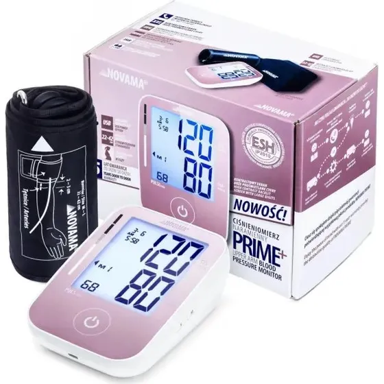 Novama Prime+ Pink - automatyczny cinieniomierz naramienny