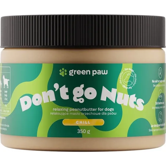 Green Paw Don’t Go Nuts masło orzechowe dla psa 350g