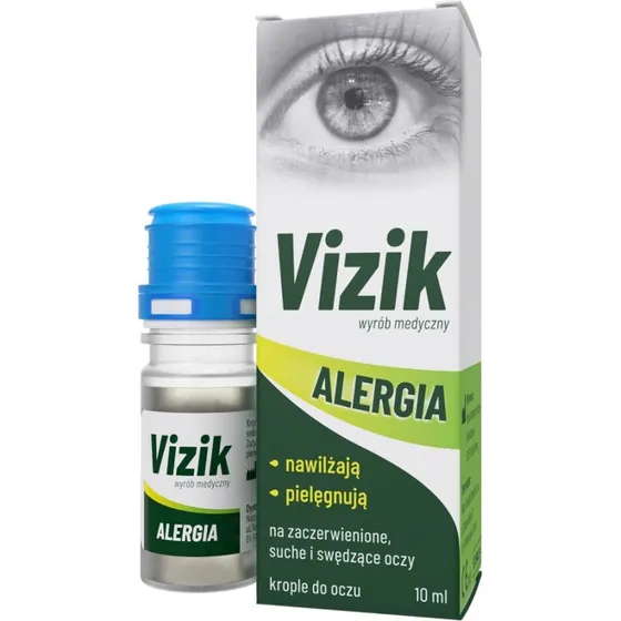 Vizik Alergia krople izotoniczne na suche i swędzące oczy 10ml