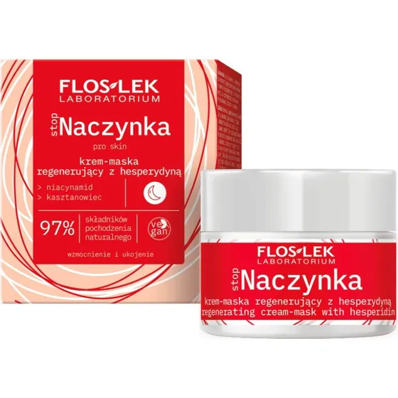 Floslek stopNaczynka krem-maska regenerujący z hesperydyną 50ml