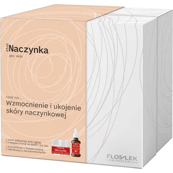 Floslek stopNaczynka zestaw: koncentrat 30ml + krem anti-aging 50ml