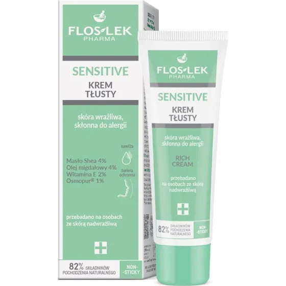 Floslek Sensitive krem tłusty do skóry wrażliwej 50ml