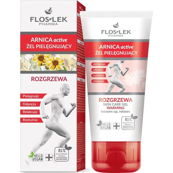 Floslek Arnica Active rozgrzewający żel pielęgnujący 100ml
