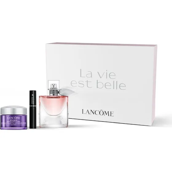 Lancome La Vie Est Belle zestaw: perfumy 50ml, krem 15ml, tusz 2ml