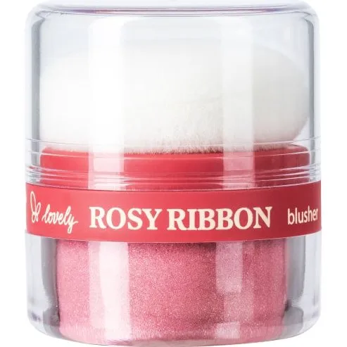 Lovely Rosy Ribbon Blusher sypki róż do twarzy 2g