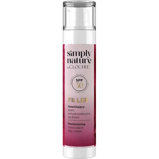Clochee Simply Nature Filler krem nawilżający SPF30 50ml