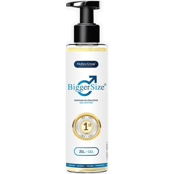 Medica-Group BiggerSize żel intymny na powiększenie penisa 150ml