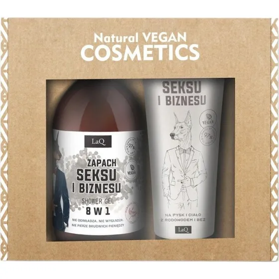LaQ Zapach Seksu i Biznesu: Zestaw Żel 500ml + Balsam 200ml