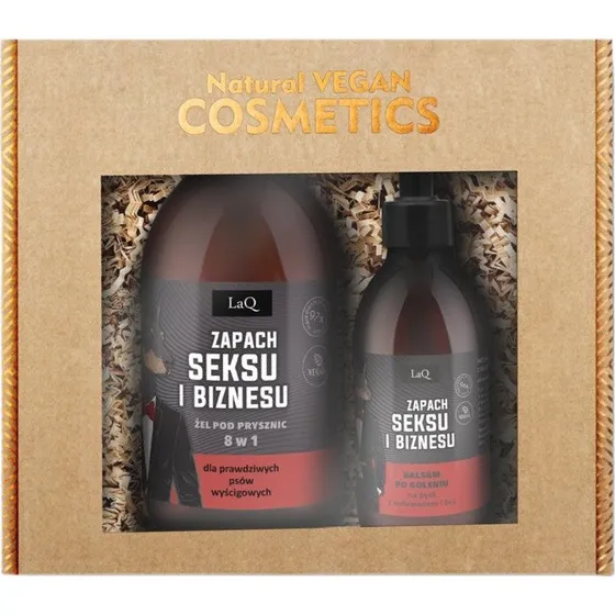 LaQ Zapach Seksu i Biznesu Zestaw: Żel 500ml + Balsam 150ml