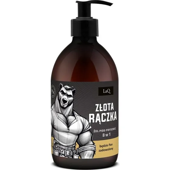 LaQ Żel pod prysznic dla mężczyzn 8w1 Złota Rączka 500ml