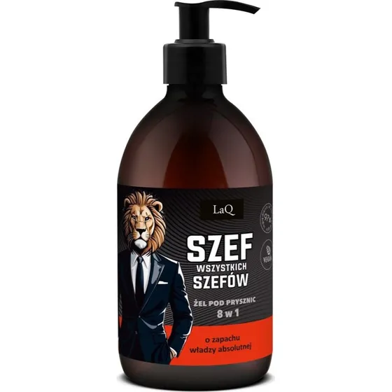 LaQ Żel pod prysznic dla mężczyzn 8w1 Szef Wszystkich Szefów 500ml