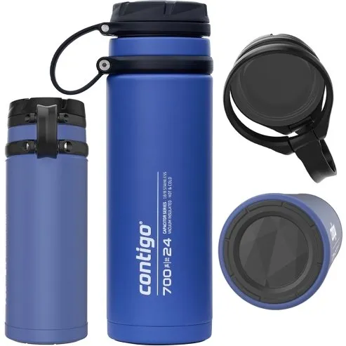 Contigo Fuse 700ml niebieski termos do napojw gazowanych