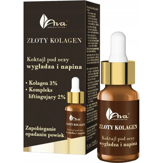 Ava Laboratorium Złoty Kolagen Koktajl pod oczy 15ml