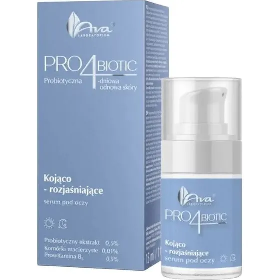 Ava Laboratorium Pro4Biotic kojąco-rozjaśniające serum pod oczy 15ml