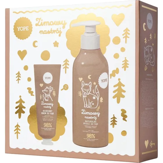 Yope Zimowy Nastrój: Mydło 300ml + Krem do rąk 50ml