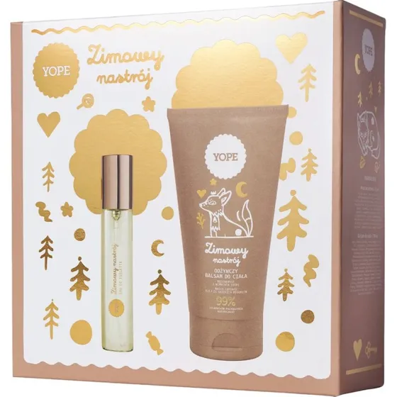 Yope Zimowy Nastrój: Zestaw balsam do ciała 150ml + woda toaletowa 33ml