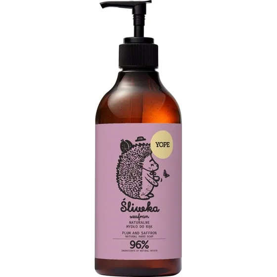 Yope Naturalne mydło do rąk Śliwka & Szafran 500ml