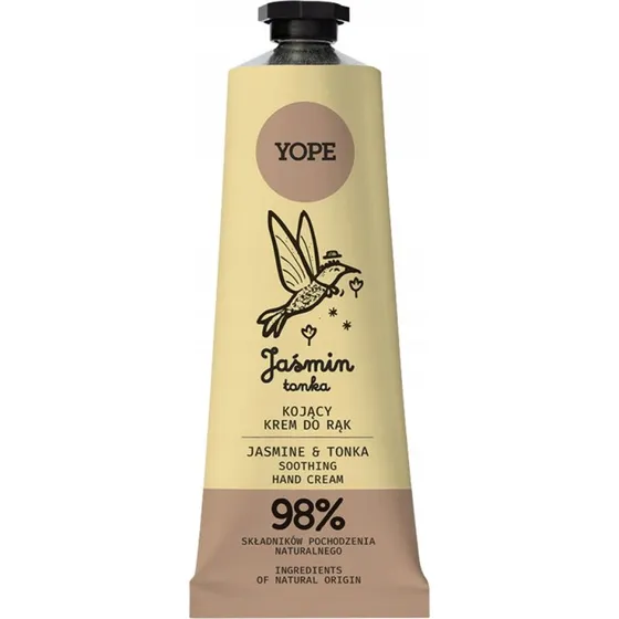 Yope Naturalny kojący krem do rąk Jaśmin & Tonka 50ml