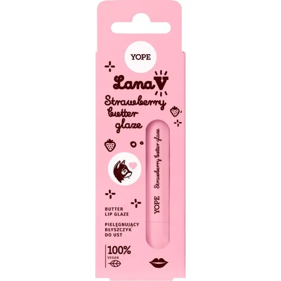 Yope Lana V Lip Glaze Strawberry Butter 8ml