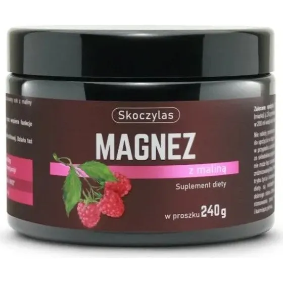 Skoczylas Magnez z maliną, suplement diety 240g