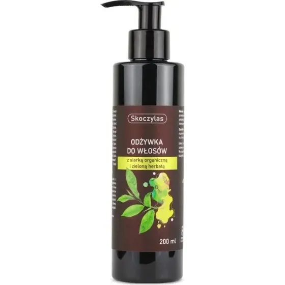 Skoczylas Odżywka do włosów z siarką organiczną i zieloną herbatą 200ml