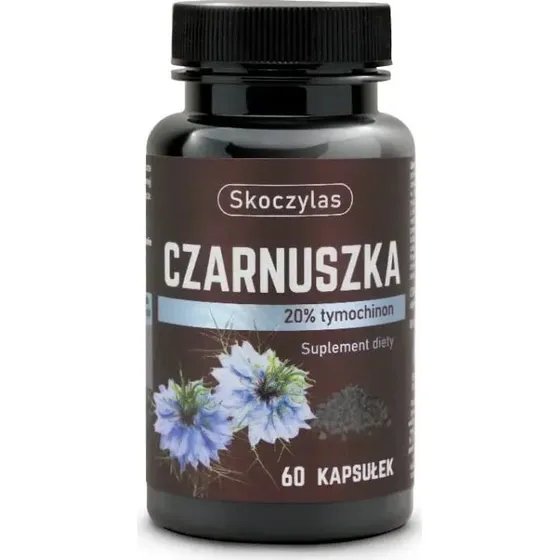 Skoczylas Czarnuszka 20% tymochinon 60 kapsułek