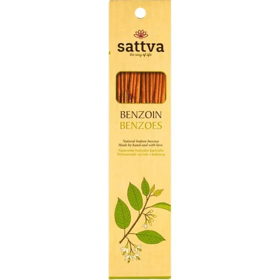 Sattva Natural Indian Incense Benzoes - 15 sztuk