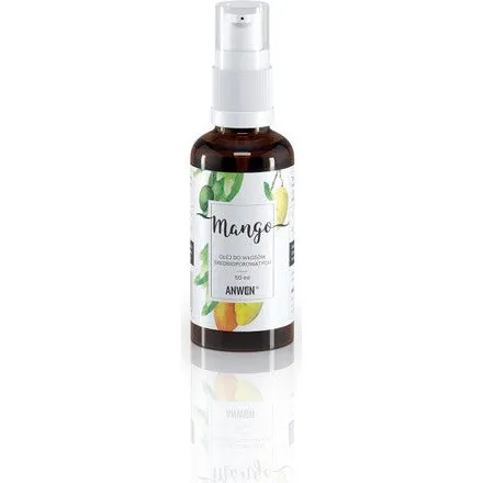 Anwen Olej do włosów średnioporowatych Mango 50ml