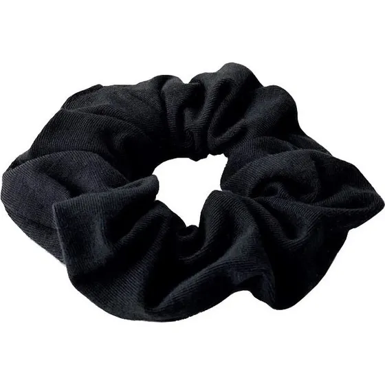 Anwen Bawełniana Scrunchie - Czarna gumka do włosów